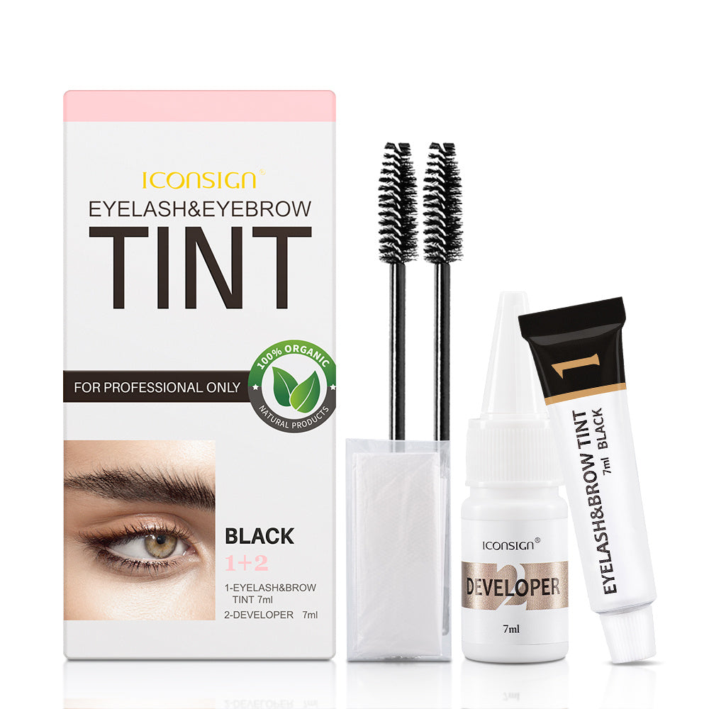 ICONSIGN Eyelash Eyebrow Dye Tint Kit Brow Lamination Mascara Lift Tinting Tattoo Dye Eyes Makeup Tools