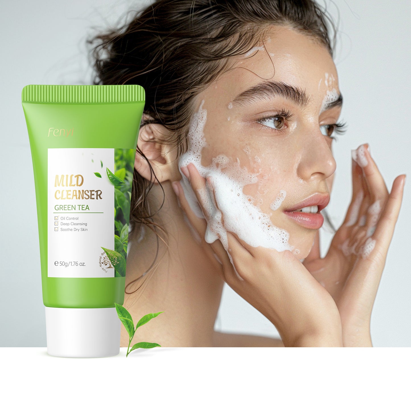 Skin Care Green Tea Facial Cleanser