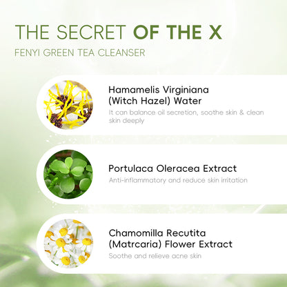 Skin Care Green Tea Facial Cleanser