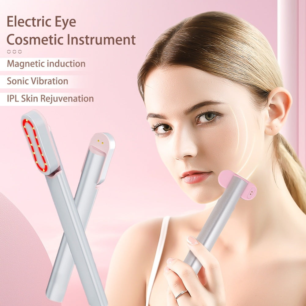 Eye Beauty Rotatable EMS Heating Eye Cream Inductive Therapeutical Instrument