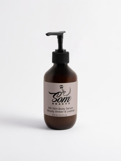 Silk Skin Body Serum, Woody Amber & Leather